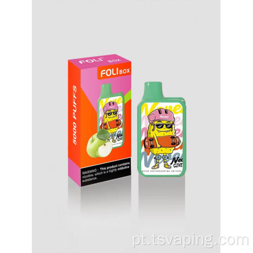 Foli Box 5000 Puffs recarregam-se